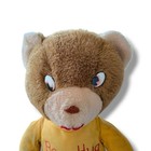 Vintage Knickerbocker Bear Hug Plush Stuffed Animal Toy Yellow Shirt 15   