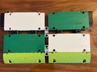 Lego Technics 6 Panel Lot Green White Light Green Curved Good Used Condition