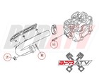 Yfz450r Yfz 450r Titanium Heavy Duty Head Pipe Exhaust Studs Exhaust Gaskets Kit