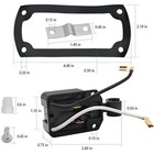 004892 Effluent Sump Pump Switch   Gasket For Zoeller 53 57 98 264 Dayton 2p547