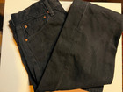 As-new Cond  Levis 501 Jeans Mens 31x32 Original Straight Button Fly Color Black
