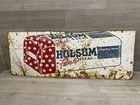 Vintage Holsum Bread Double Sided Grocery Store Sign 29 5  X 11 