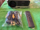 New Cooau A4300 Portable Movie Projector 5500 Lumens 1080p Home Theater White