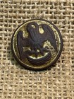 Dug Civil War Louisiana State Seal Confederate Button Local Overcoat Gold Plate