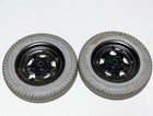 Pair Primo Powertrax 3 00-8 Wheelchair Drive Wheels Rims Tires 14x3 Pride Jazzy