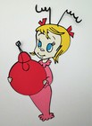 Christmas Grinch Cindy Lou Who Paper Die Cut Scrapbook Embellishement