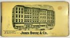 John Boyle   Co Awning Stripes Sole Agent Philadelphia Celluloid Pocket Calendar