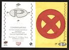 Professor X Magneto 2017 Marvel Premier Upper Deck X-men Booklet Sketch Card 1 1