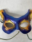 Vtg Y2k Hand Made 2006 Genuine Leather Masquerade Mask Circa Signed Rst 9 100
