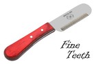 Brutul Bee Dog Grooming Coat Stripping Knife Set Of 6 Stainless Steel Wood