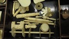 Antique Late 1800s Japan Sewing Kit Lots Of Extras Lacquer Read