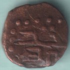 Dutch India 1695 Stuiver  negapatnam  Rare Copper Coin