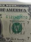 1969 C  1 Error  Uncirculated Federal Reserve Note Ink Transfer Error   