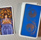 Vtg 2 Deck Tarot Lot  Prediction Tarot  1985    Matt Myers  Art Nouveau  1989 