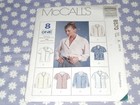 Mccall s 8570 Misses Blouses Shirts Tops In 8 Styles Pattern-uncut-sizes 6-8-10