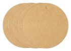 3  Kraft Brown Gift Tags - Round Circle Paper Hang Tag - 3 Inch - 100 500 1000