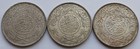 3 Saudi Arabia 1 Riyal Coins Au   Ah 1354  1935   Ah 1367  1948   1370 Ah  1951 