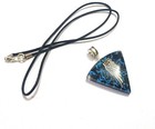 Tourmaline   Turquoise Arc Angel Wing Protection Healing Orgone Pendant