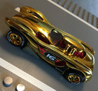 Hot Wheels 16 Angels Mystery Car Gold Custom Super Real Riders Wheel Swap W Card