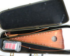 Vintage Hollow Bowed Psaltery Wood String Instrument Orchard Springs Va   Case