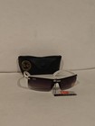 Ray-ban 1065 White Half-frame Sunglasses Usa True Nos W  Tags   Case Vintage