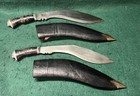 Two Gurkha Kukri Knives With Scabbards
