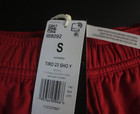 Adidas Youth Trio 23 Shorts - Red - Youth Small