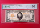 1928  20 Small-size Gold Certificates Fr 2402 Pmg 40