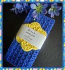        2 Handmade Crocheted Cotton Dish wash Cloths   Face Scrubbie Buy 2  Save     
