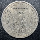 1889-cc Morgan Silver Dollar  1 Vf Details Very Fine Cleaned Key Date