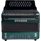 Hohner Corona C-ii Gcf Accordion Green To Gold