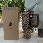 Savanna Cheetah Leopard Print Traveler Cup 40oz Dsg Tumbler New In Hand