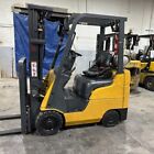 2019 Mitsubishi Fgc18n 3500lb Used Forklift Triple Mast Sideshift 8018 Hours