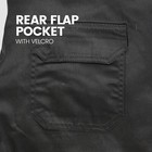 Mens Mig Cargo Combat Black Work Trousers   Knee Pad Pockets Size 30 To 42