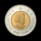 Canada  2006  2 Dollars  Silver - Qeii  Polar Bear  Gilt Toonie Frosted Proof 03