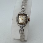 Vtg Bulova Gold Filled Cocktail Hand Winding Mechanical Watch  for Parts Repair