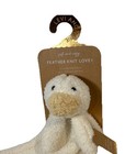 Levi   Emmie Baby Duck Goose Chick Plush Feather Knit Lovey Security Blanket New
