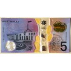 Australian  5 Dollar Circulated Banknote P62 Australia Polymer Genuine Vgc Queen
