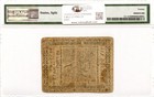 Continental Currency Fr cc-51 November 2  1776  6 Pmg Vf-20  benjamin Levy Sig 