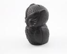 Vintage Cast Iron Mod Owl Coin Still Bank Doorstop