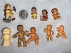 Vtg Rubber Baby Babies Toddlers Boy Girl Dolls Miniature Dollhouse Ssco Mix Lot