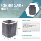 Activated Carbon Filter Xf250 Replacement Charcoal Air Filter For Fume Extractor
