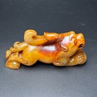 Chinese Antique Tang Dynasty Hetian Ancient Jade Carved Statues Jade Beast