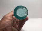 Small Fancy Antique Aqua Pepper Sauce Bottle 