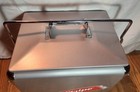 Vintage Red Stripe Beer Solid Metal Cooler Excellent Condition - Light Wear