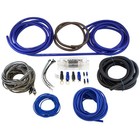 Harmony Audio Ha-ak4 Car Stereo 4 Gauge 1800w Amp Amplifier Install Kit - Nickel