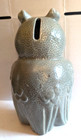 Ceramic Owl Bank  8 5  Tall    On Bottom 562