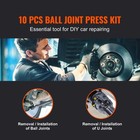 Ball Joint Press Kit C-press Ball Joint Tools 10 Pcs Automotive Repair Kit