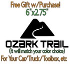 Ozark Trail M 2 Ridge fs 2 Slalom 7 Pc  Vinyl Decal Set Color style Upgrade Kit 