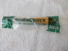 Perfect Handle Screwdriver 6  Nos Wooden Scales Carpenters Tool 6  Vintage